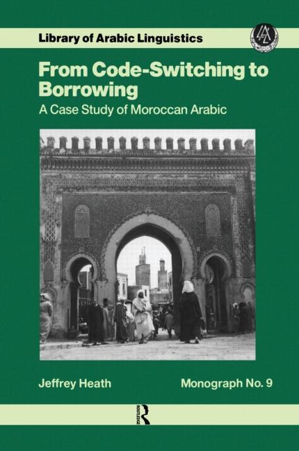 Front cover_From Code Switching To Borrowing
