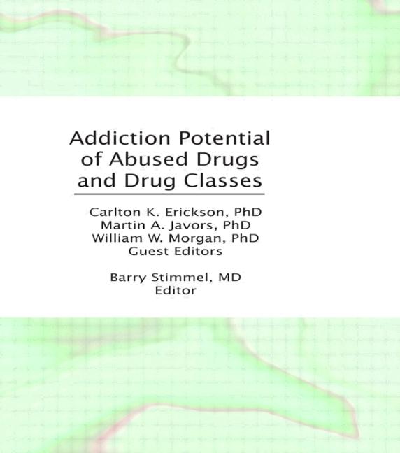 Couverture_Addiction Potential Of Abused Drugs And Drug Classes