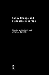 Front cover_Policy Change And Discourse In Europe