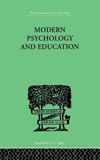 Couverture_Modern Psychology And Education