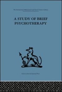Front cover_A Study Of Brief Psychotherapy