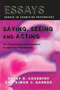 Couverture_Saying, Seeing and Acting