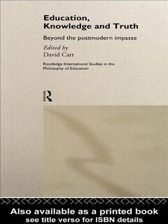 Front cover_Education, Knowledge And Truth
