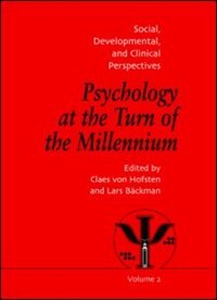 Couverture_Psychology At The Turn Of The Millennium, Volume 2