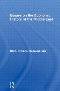 Front cover_Essays On The Economic History Of The Middle East