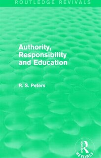 Couverture_Authority, Responsibility and Education