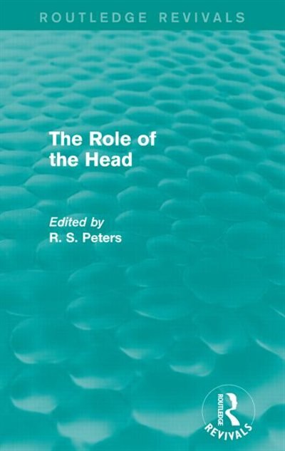 Couverture_Role of the Head (Rev) Rpd