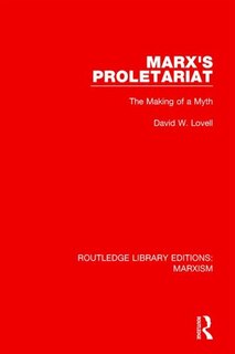 Front cover_Marx's Proletariat