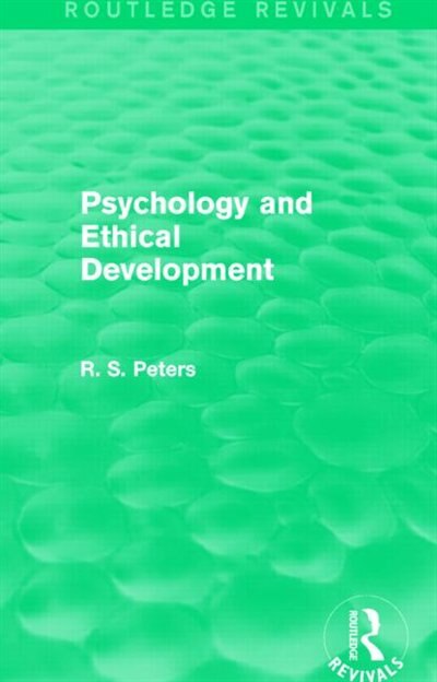 Front cover_Psychology and Ethical Development (REV) RPD