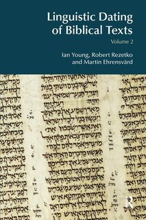 Front cover_Linguistic Dating Of Biblical Texts