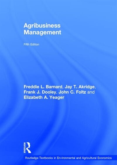 Front cover_Agribusiness Management