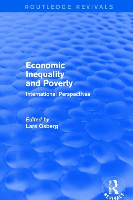 Front cover_Economic Inequality And Poverty