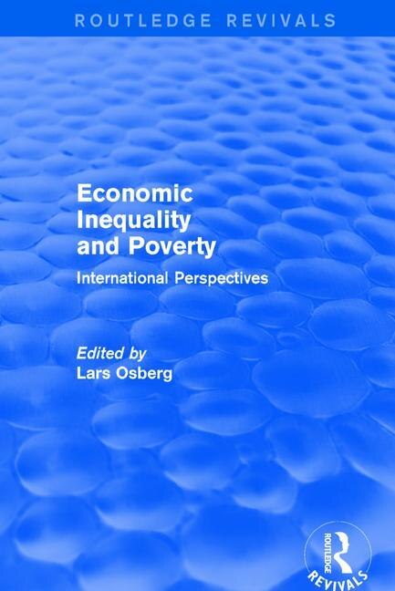 Front cover_Economic Inequality And Poverty