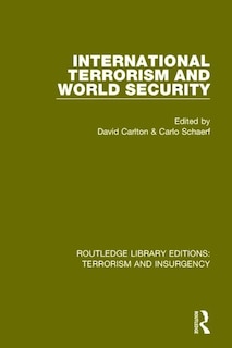 Couverture_International Terrorism and World Security