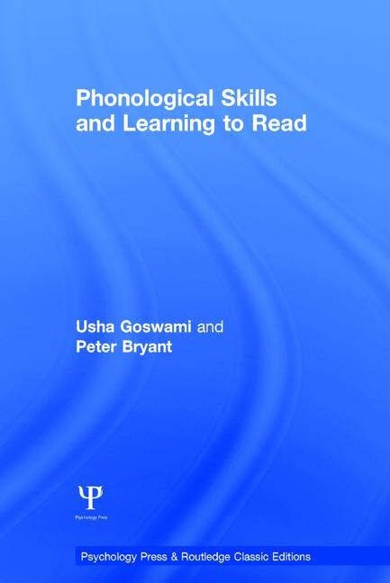 Couverture_Phonological Skills and Learning to Read