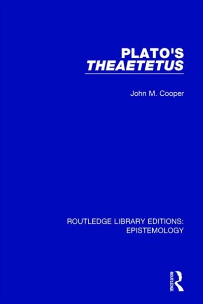 Front cover_Plato's Theaetetus