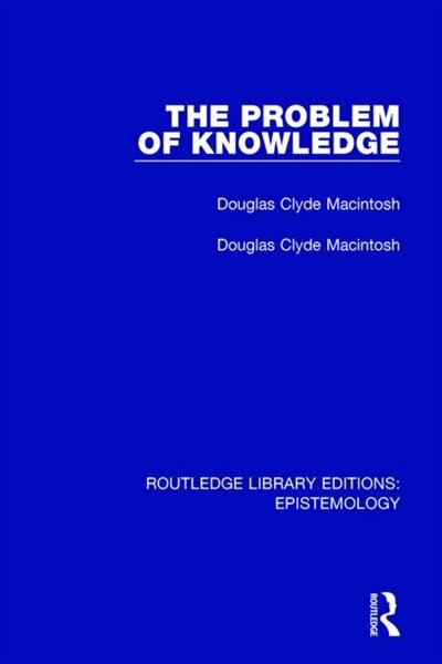 Couverture_The Problem Of Knowledge