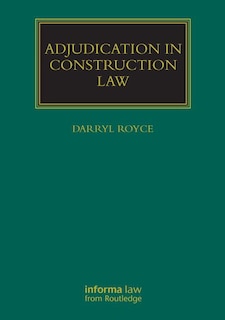 Front cover_Adjudication In Construction Law