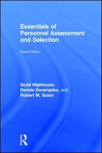 Couverture_Essentials Of Personnel Assessment And Selection