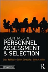 Couverture_Essentials Of Personnel Assessment And Selection