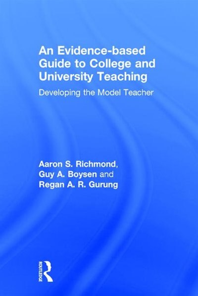 Couverture_An Evidence-based Guide To College And University Teaching
