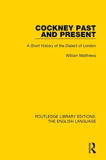 Front cover_Cockney Past And Present