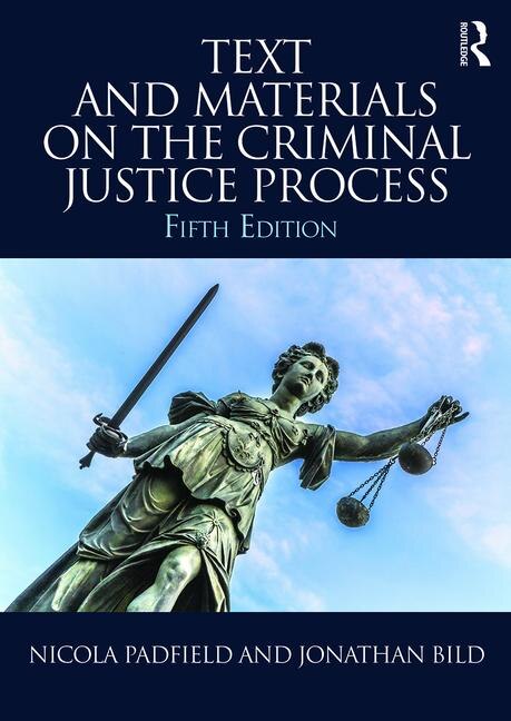 Front cover_Text And Materials On The Criminal Justice Process