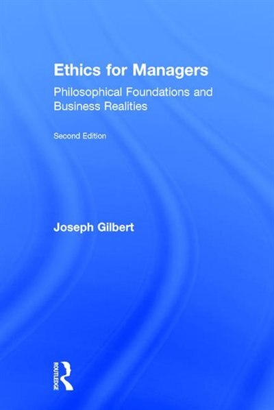 Front cover_Ethics For Managers