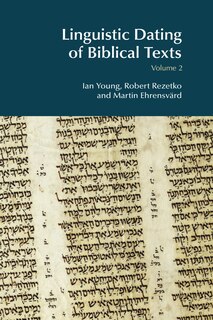 Front cover_Linguistic Dating Of Biblical Texts