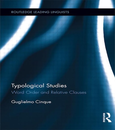 Typological Studies: Word Order And Relative Clauses