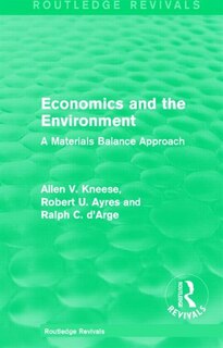 Front cover_Economics And The Environment