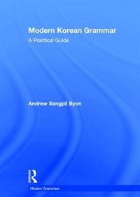 Front cover_Modern Korean Grammar