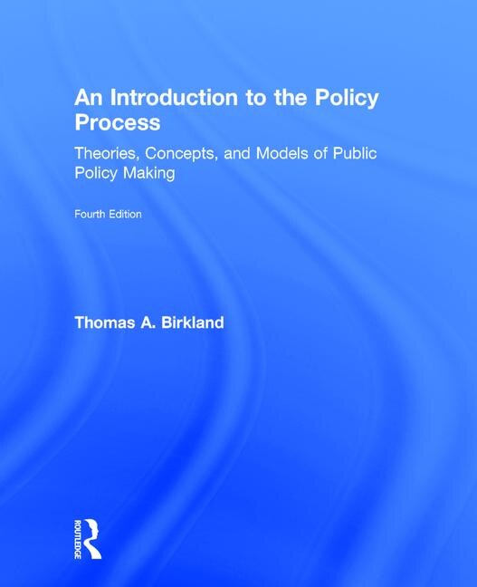 Couverture_An Introduction To The Policy Process