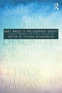 Front cover_What Makes A Philosopher Great?