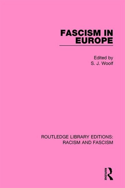 Front cover_Fascism In Europe