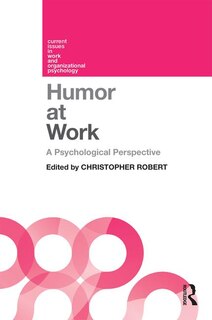 Front cover_The Psychology of Humor at Work