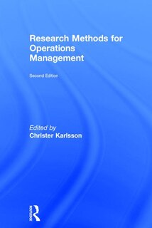 Couverture_Research Methods For Operations Management