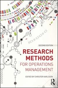 Couverture_Research Methods For Operations Management
