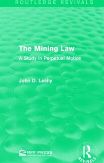 Front cover_The Mining Law