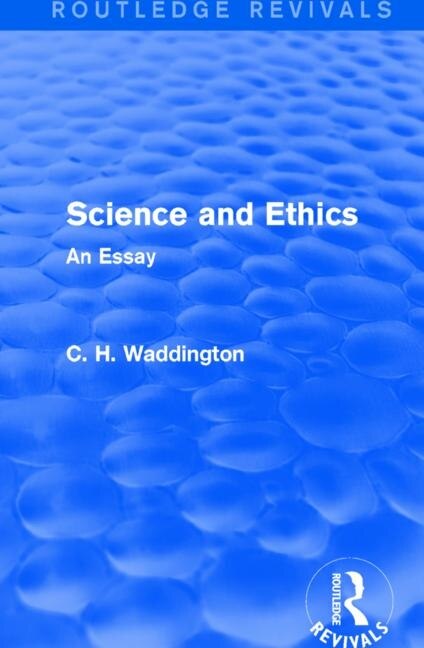 Couverture_Science And Ethics