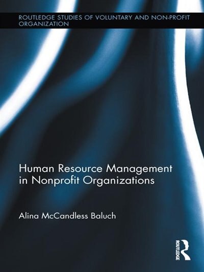 Front cover_Human Resource Management In Nonprofit Organizations