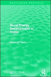 Front cover_Rural Energy Development In China