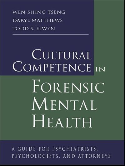 Front cover_Cultural Competence In Forensic Mental Health