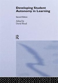 Front cover_Developing Student Autonomy In Learning