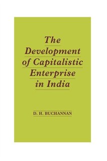 Couverture_Development Of Capitalistic Enterprise In India