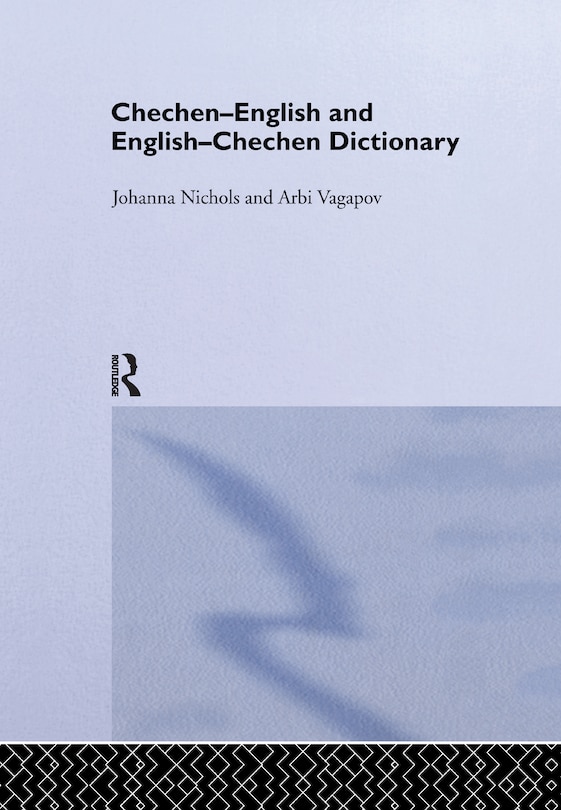 Couverture_Chechen-english And English-chechen Dictionary