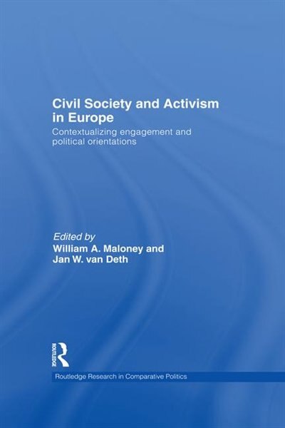 Front cover_Civil Society And Activism In Europe