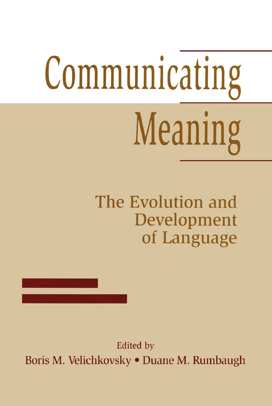 Front cover_Communicating Meaning