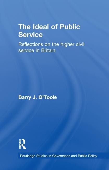 Front cover_The Ideal Of Public Service