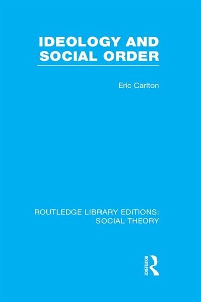 Front cover_Ideology and Social Order